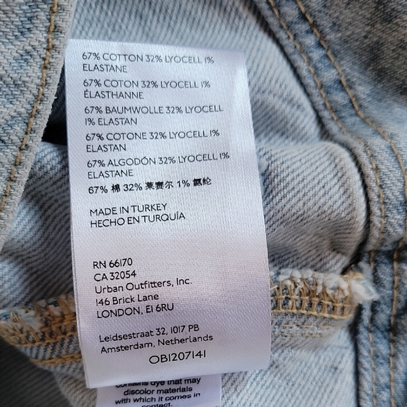 Free People Florence Flare Hi Waist Light Blue Women's Jeans Wide Leg Size 30 - Picture 10 of 14